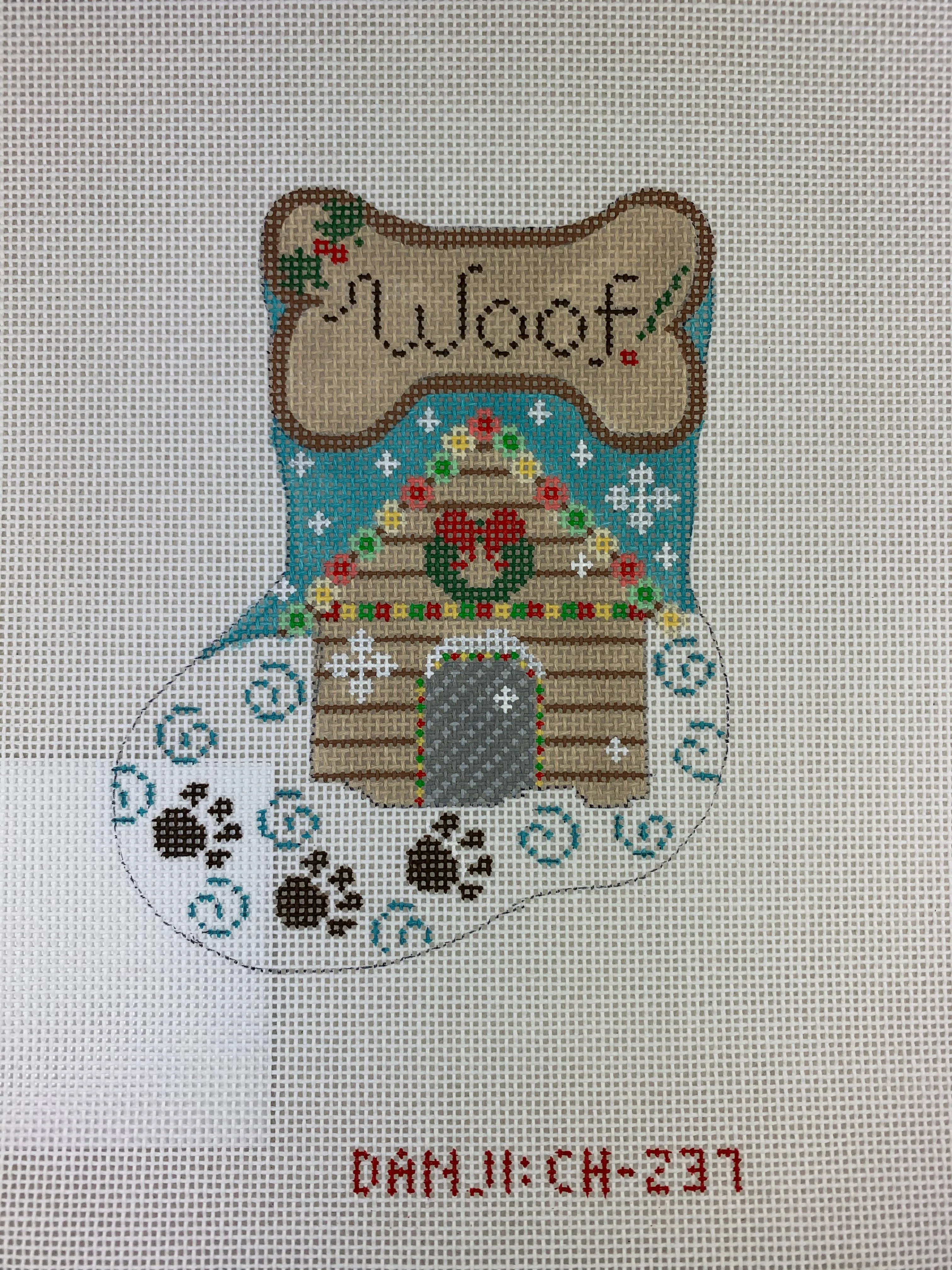 * Danji Designs CH237 Woof Mini Stocking