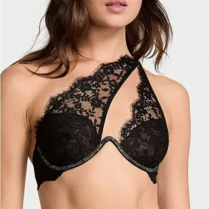 - New DREAM ANGELSTwinkle Lace One-Shoulder Monowire Bra