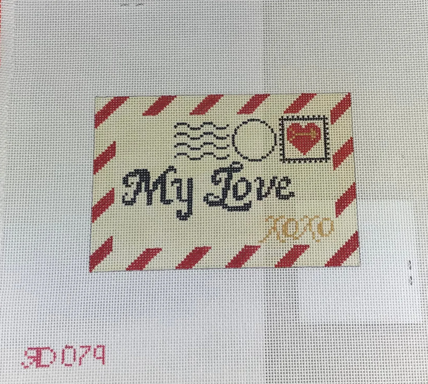 * Rachel Donley Needlepoint RD079 Mini Love Letter