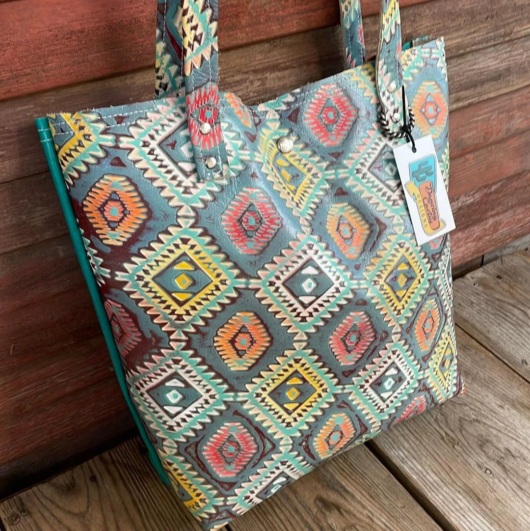 049 Trisha - Blank Slate w/ Rainbow Aztec