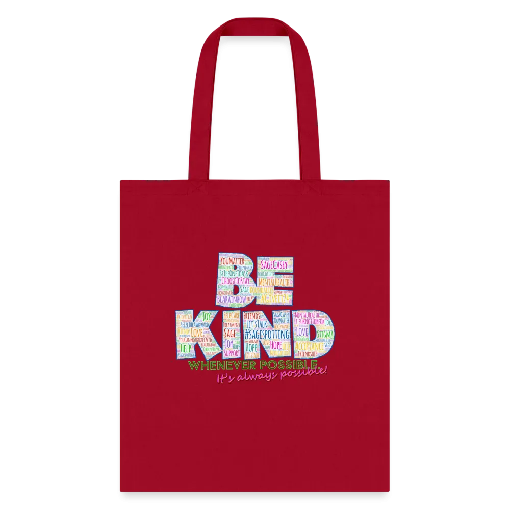 2024 Rainbow Party *BE KIND* Tote Bag