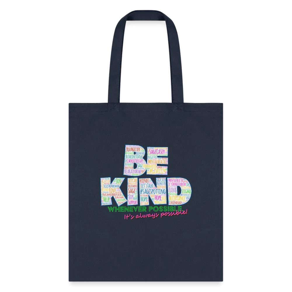 2024 Rainbow Party *BE KIND* Tote Bag