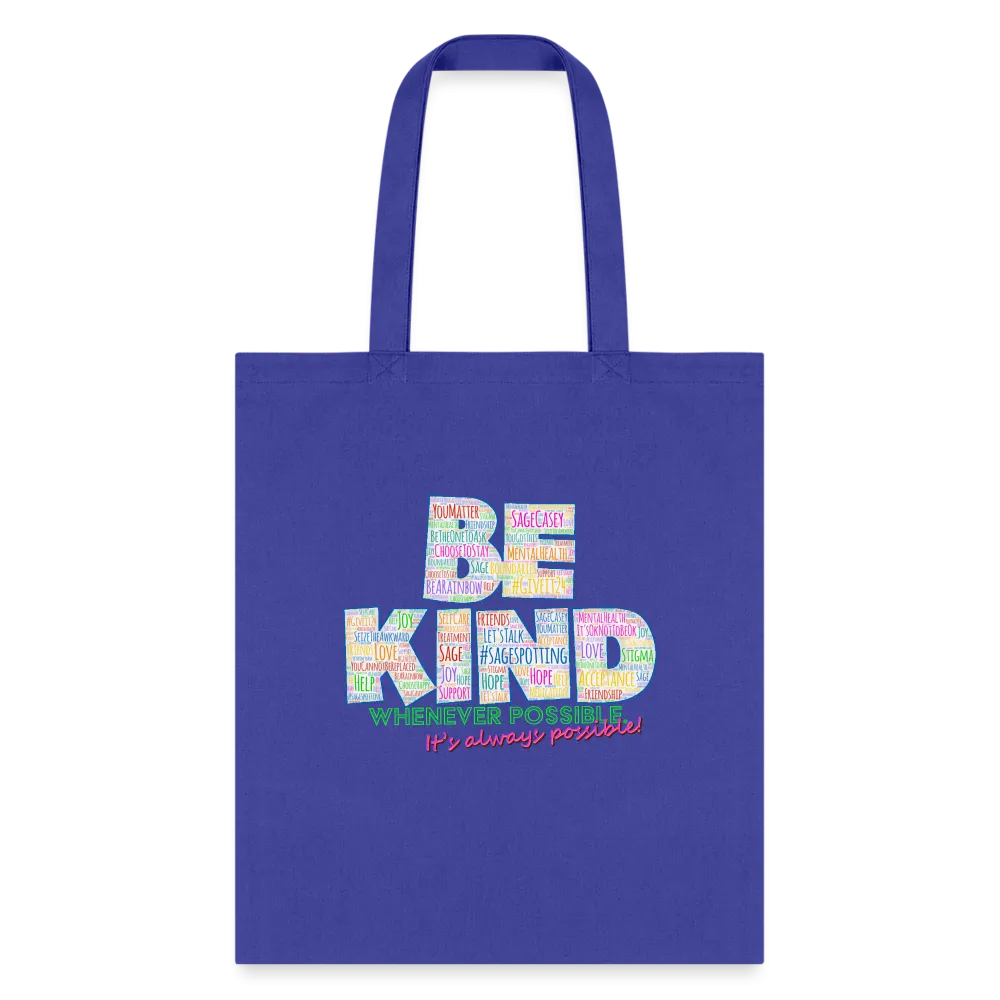 2024 Rainbow Party *BE KIND* Tote Bag