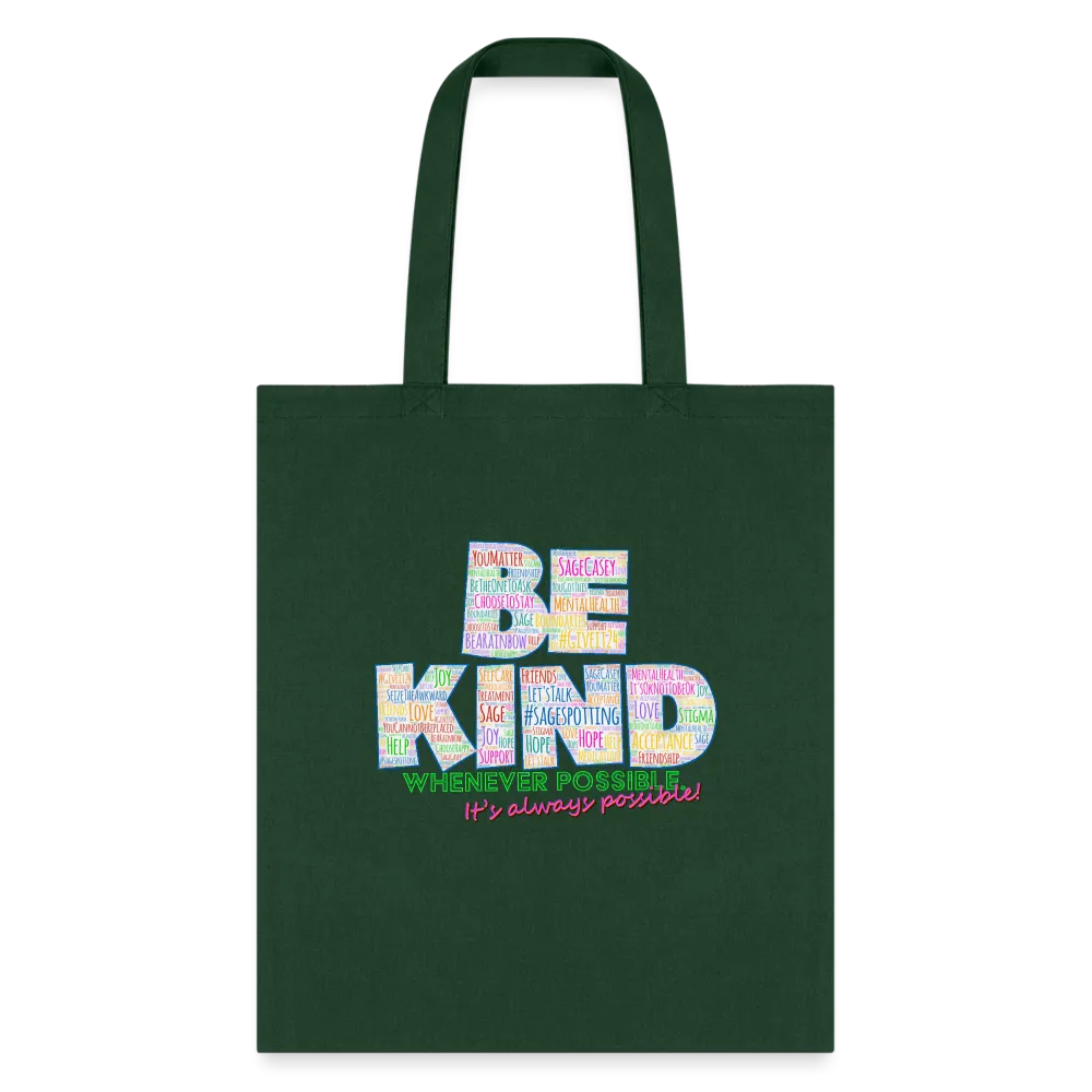 2024 Rainbow Party *BE KIND* Tote Bag