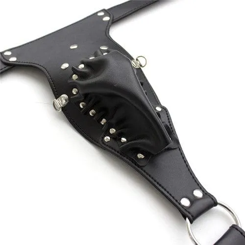 6837M      The Cock Locker Male Locking Penis Pouch Chastity Belt