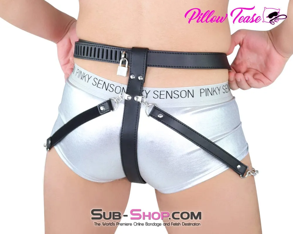 6837M      The Cock Locker Male Locking Penis Pouch Chastity Belt