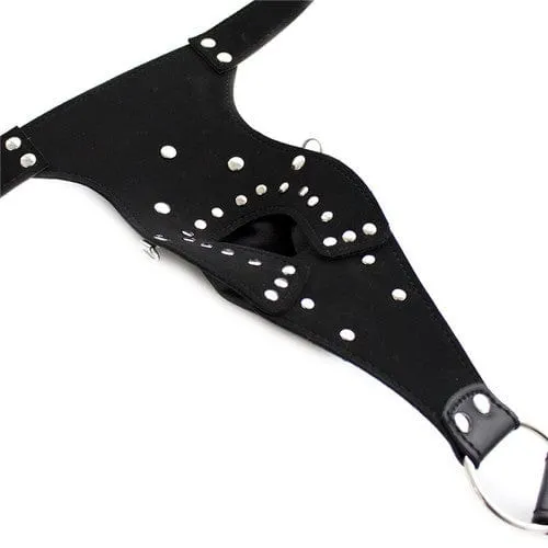 6837M      The Cock Locker Male Locking Penis Pouch Chastity Belt