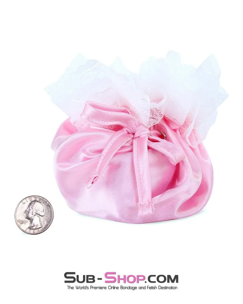 7318AE      Princess Pink Sissy Men's Cock & Balls Sissy Chastity Pouch - MEGA Deal
