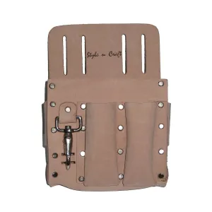 94126 - 5 Pocket Electrician's Tool Pouch in Heavy Top Grain Leather