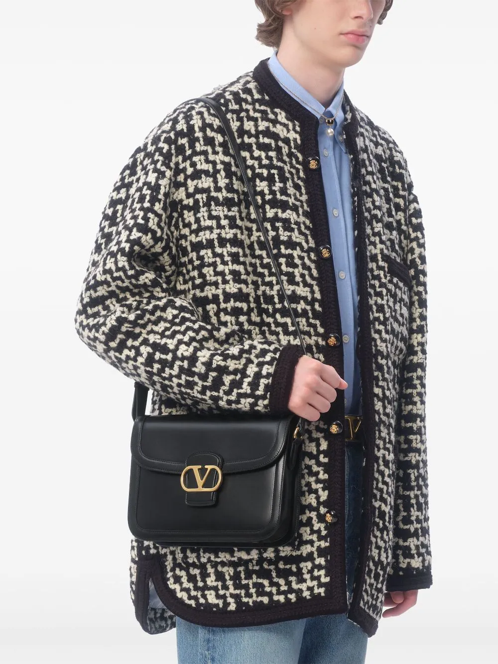 9to5 leather shoulder bag