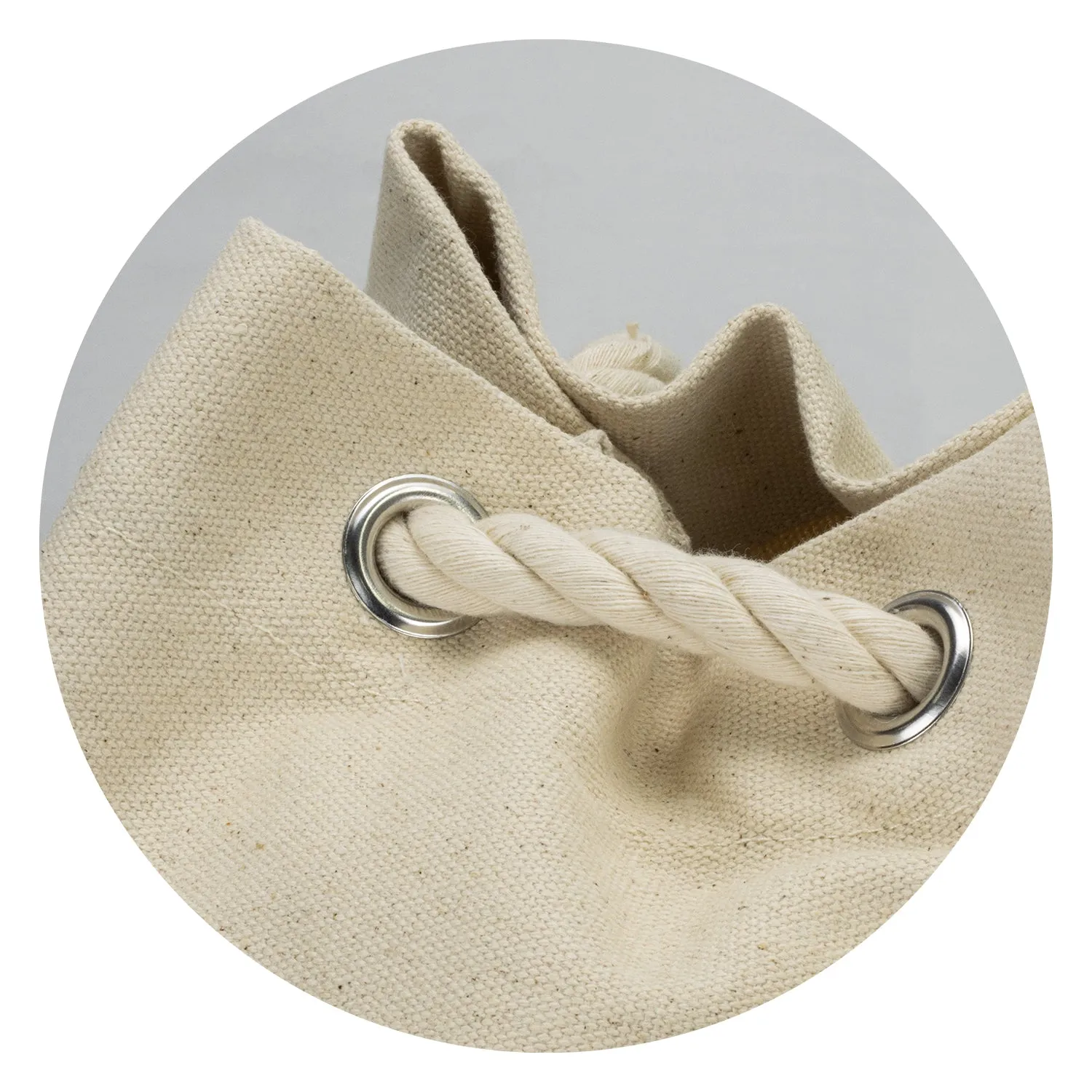 agogo Riverside Canvas Barrel Bag