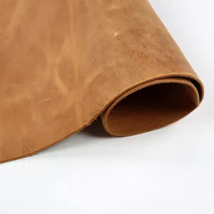 Andean Oil Tan Leather 3-4oz Sold By The Piece