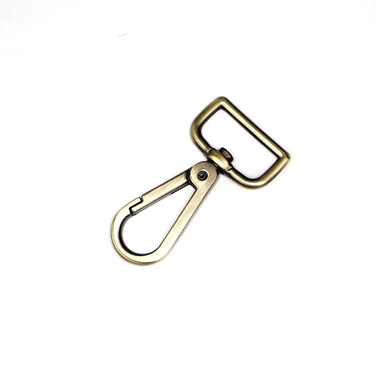 Antique Brass Lever Swivel Snap 1 inch