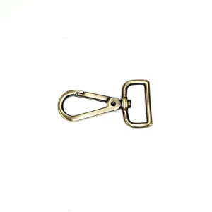 Antique Brass Lever Swivel Snap 1 inch