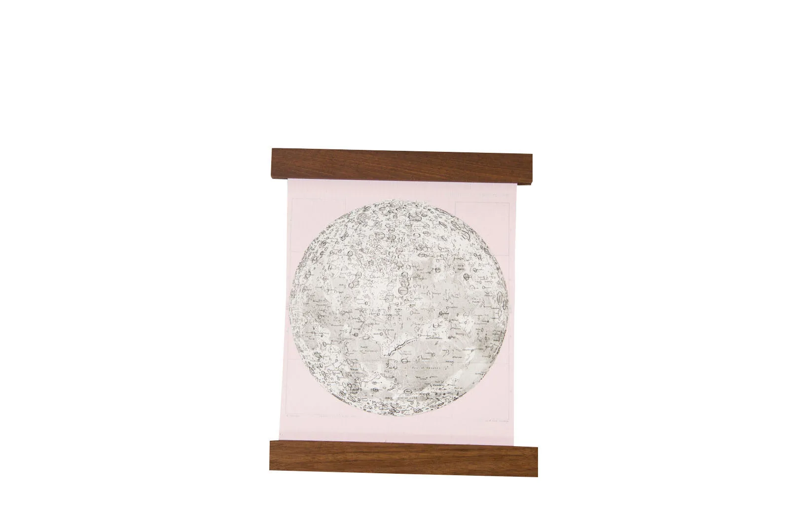Antique Moon Chart Pull Down Revival in Pink