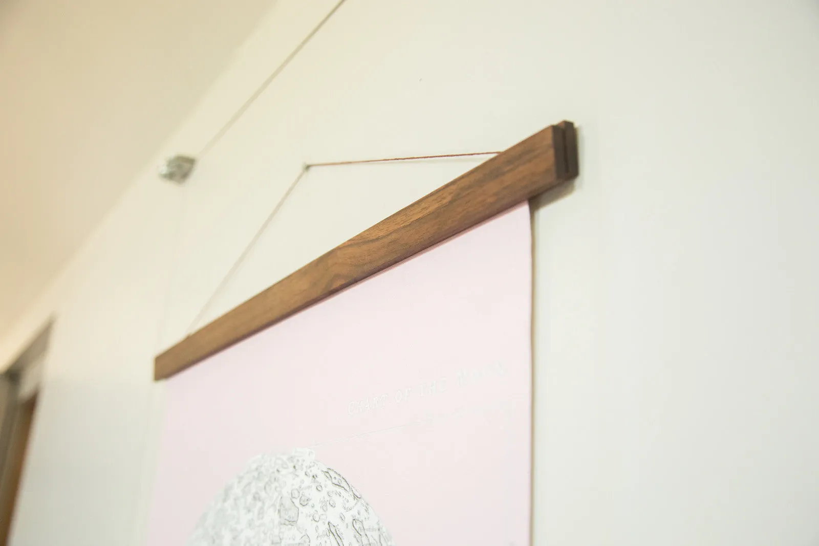 Antique Moon Chart Pull Down Revival in Pink