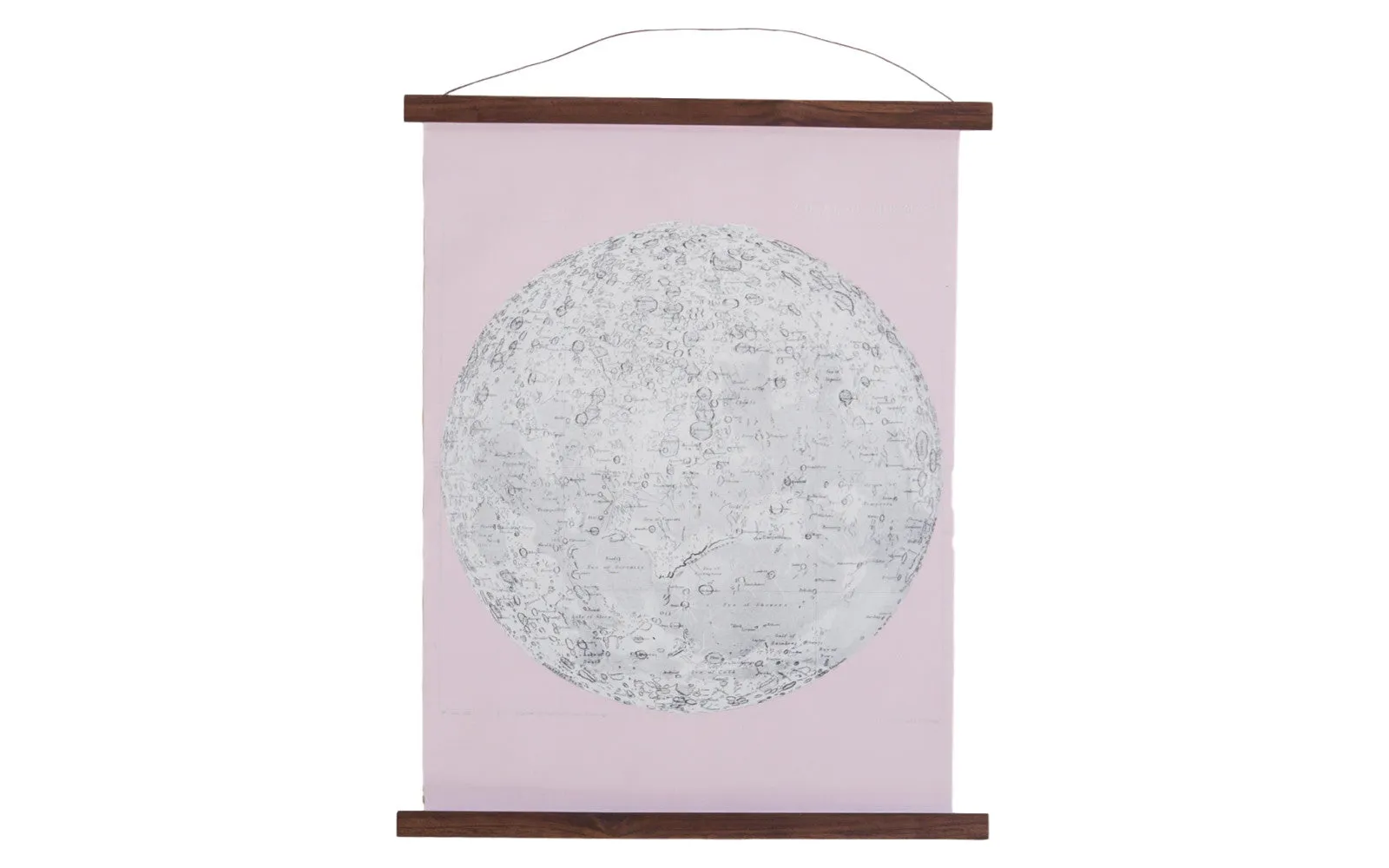 Antique Moon Chart Pull Down Revival in Pink