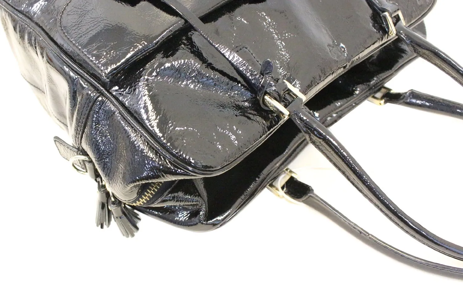 Anya Hindmarch Handbags Women Carker Black Patent Leather - Last Call