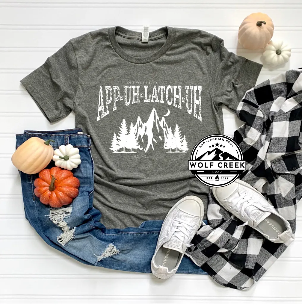 App-Uh-Latch-Uh Short Sleeve Sweet T