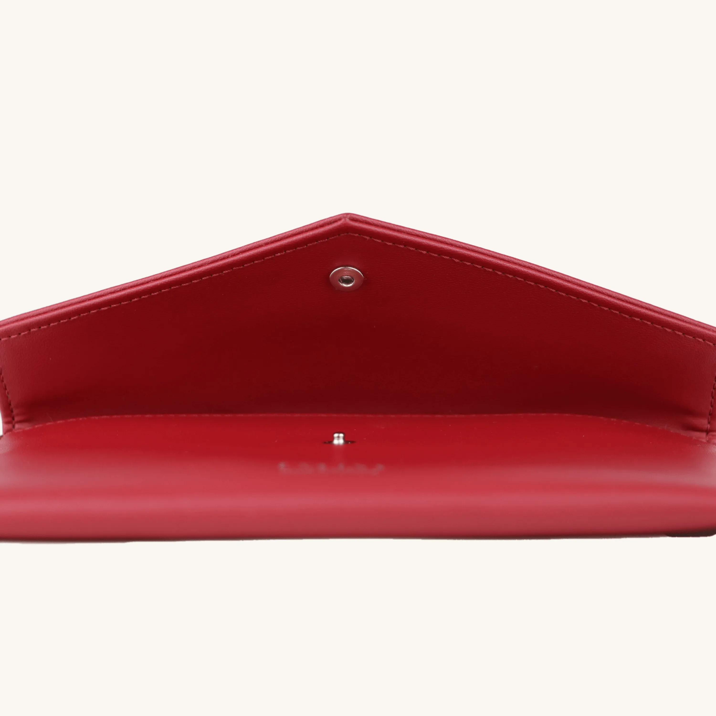 Arbane Vegan Grape Leather Pouch | Red