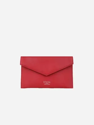 Arbane Vegan Grape Leather Pouch | Red