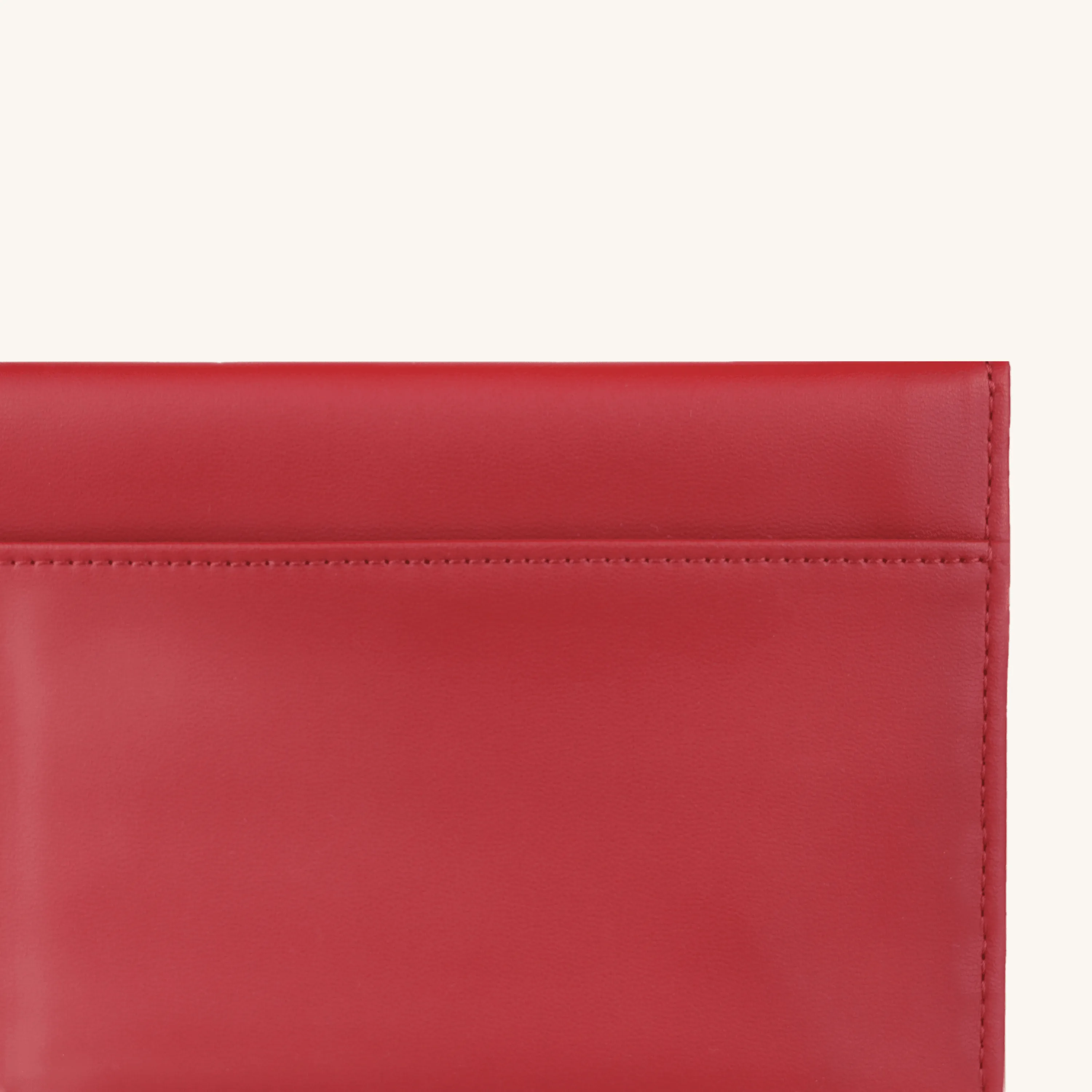Arbane Vegan Grape Leather Pouch | Red