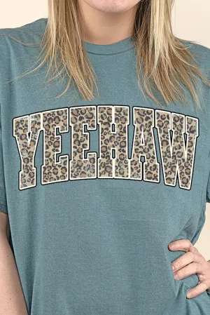 Arched Yeehaw Leopard Perfect-T Shirt