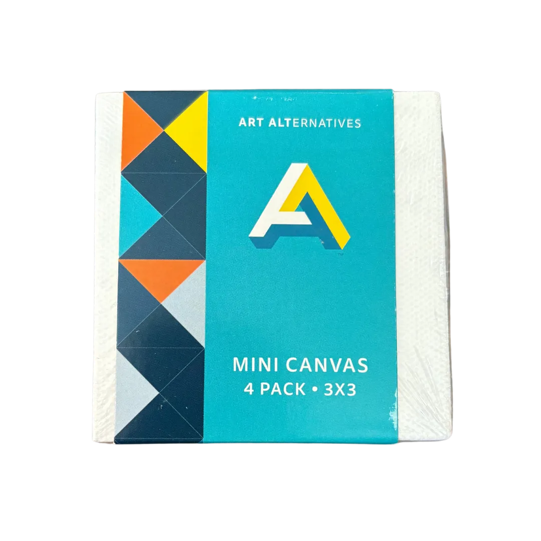 Art Alternatives Mini Canvas 4-Pack 3"x3"