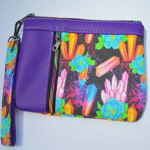 Aurora Crystals Clutch Purse