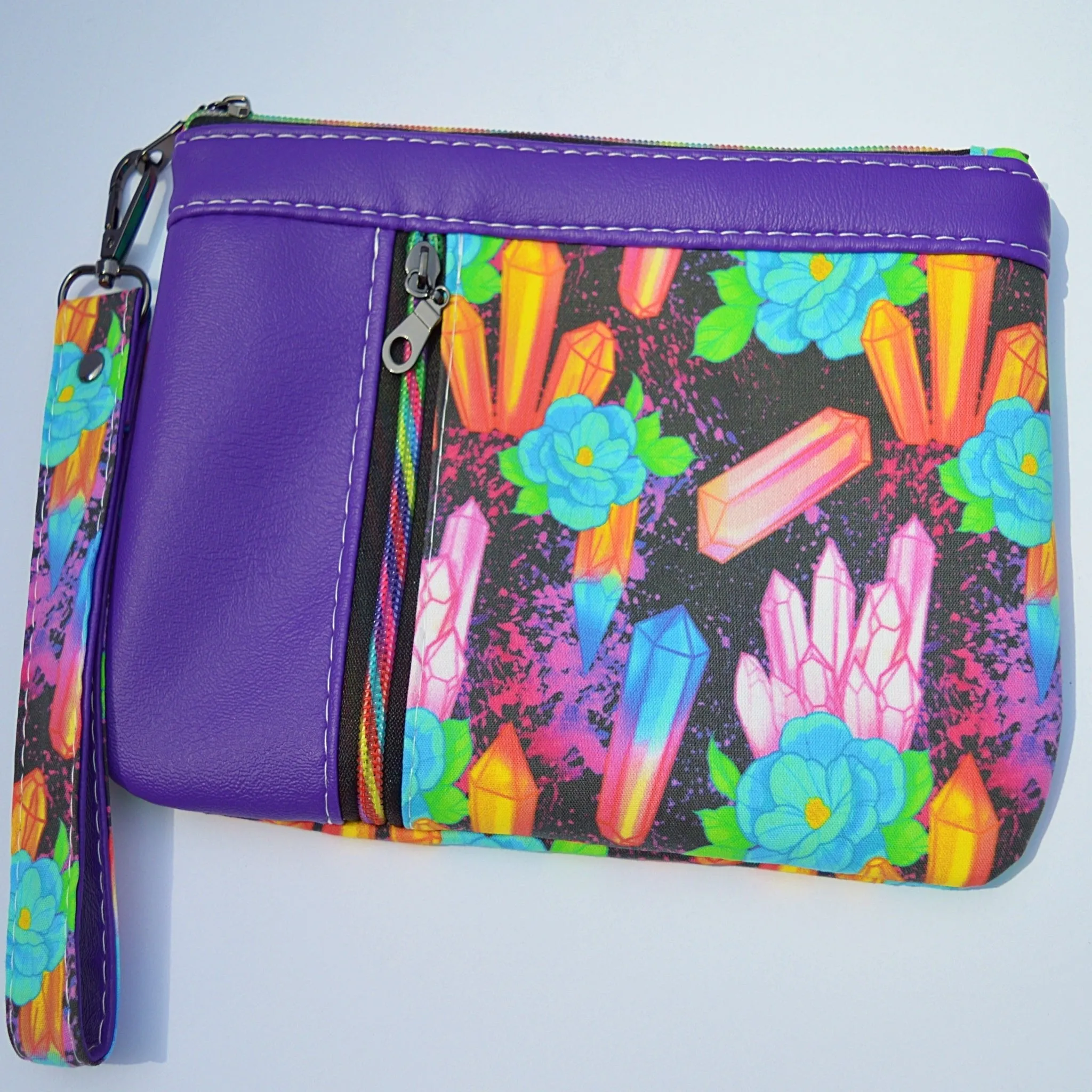 Aurora Crystals Clutch Purse