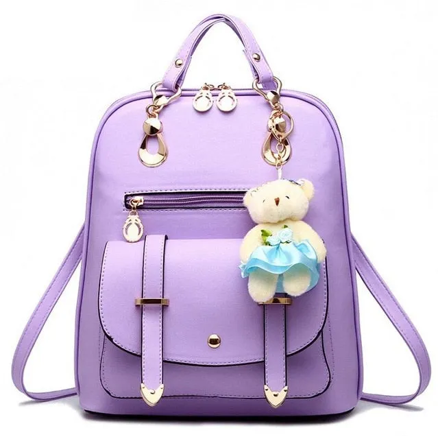 Backpack- women leather backpack