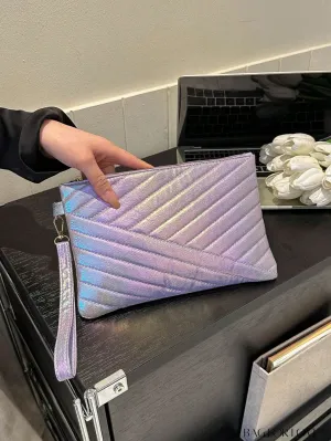 BagForLove - Chic Holographic Quilted PU Square Bag