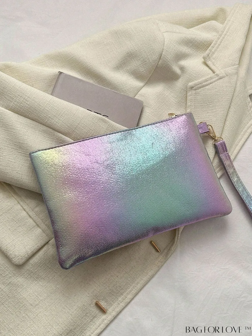 BagForLove - Chic Holographic Quilted PU Square Bag