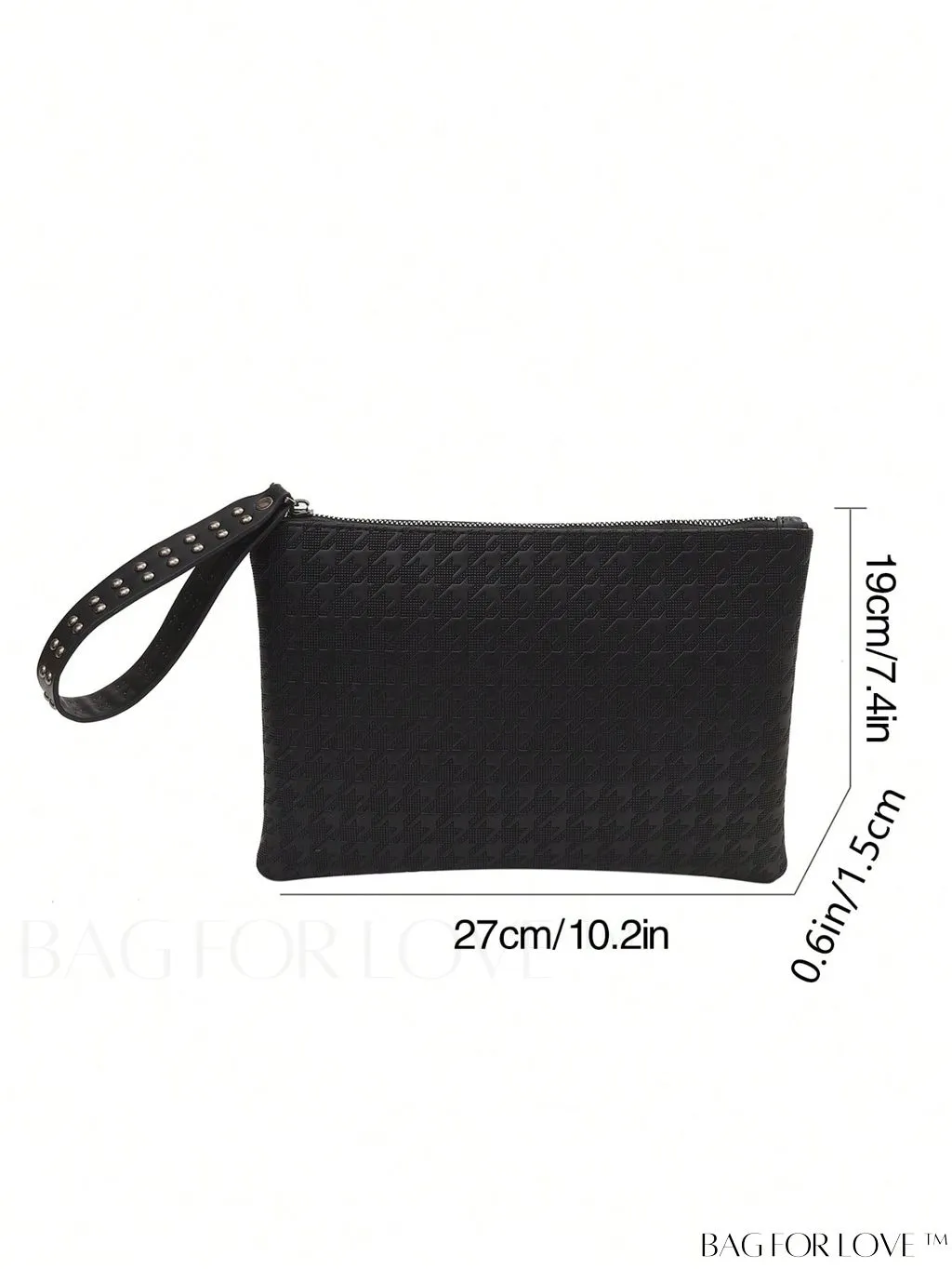 BagForLove - Crocodile Embossed PU Square Bag for Everyday Use