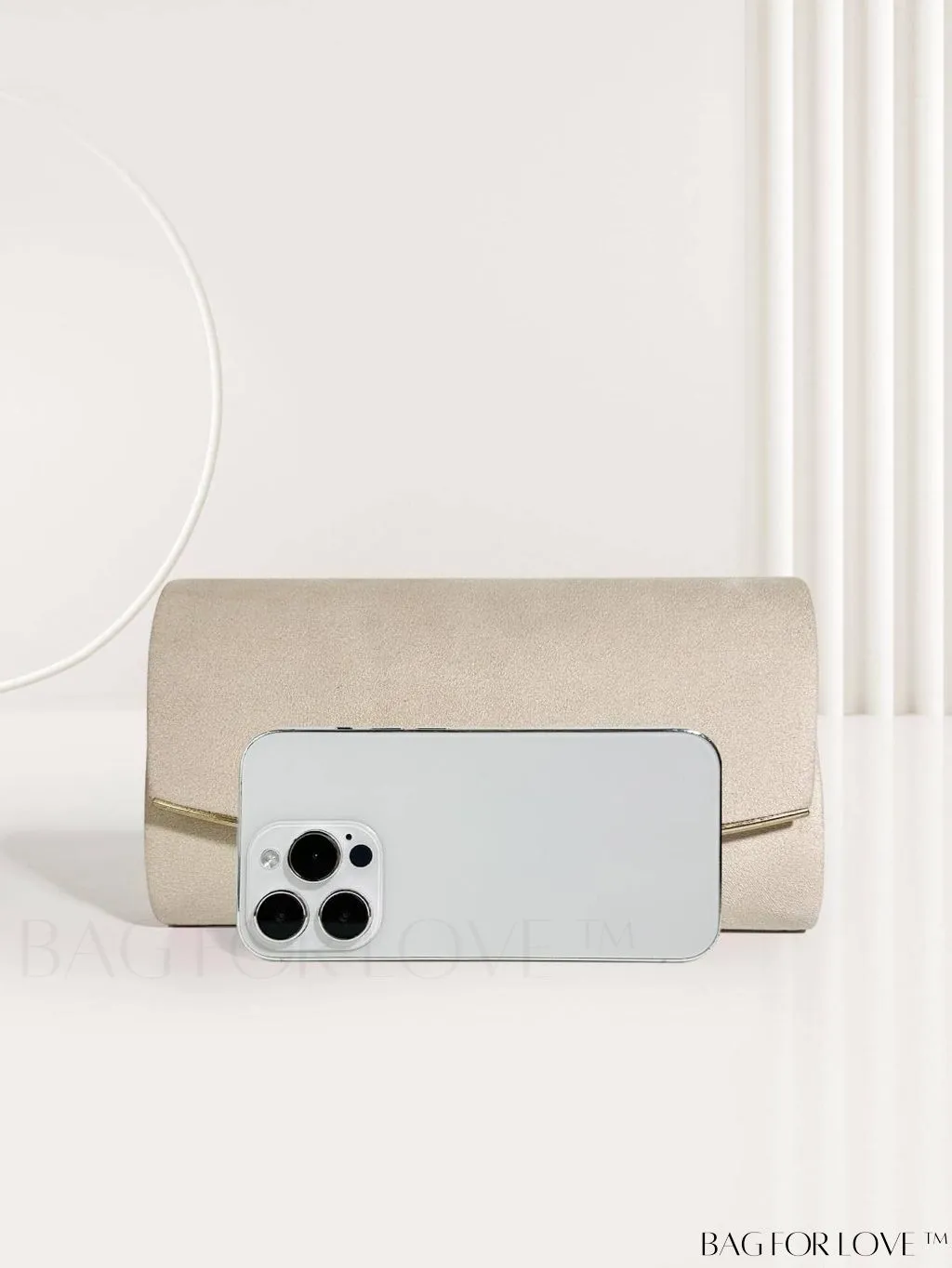 BagForLove - Minimalist Flap Envelope Bag with Contrast Binding in Petite Size