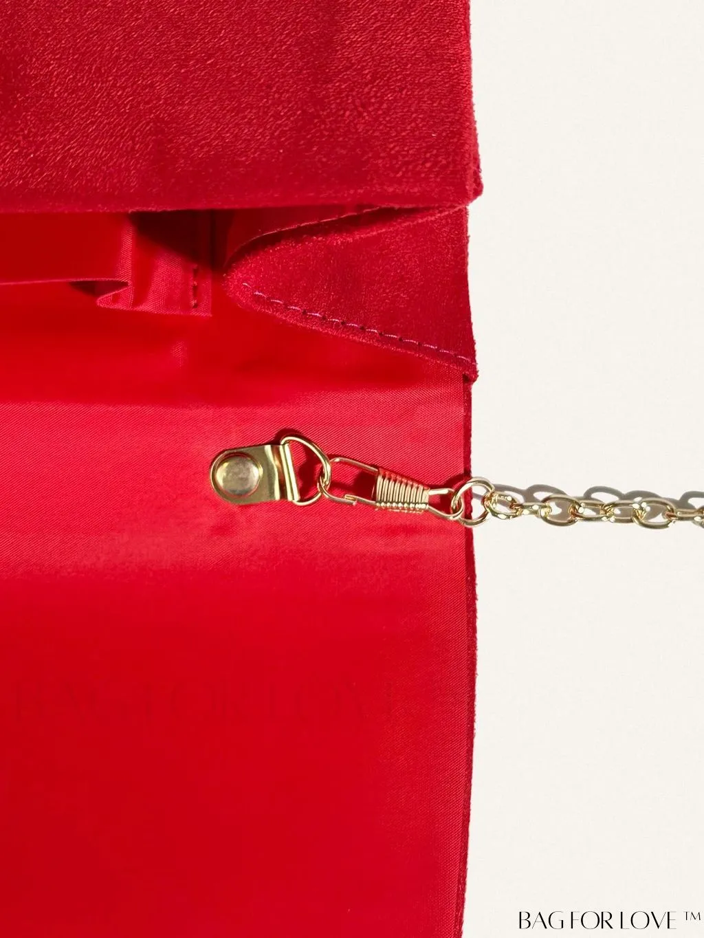 BagForLove - Minimalist Flap Envelope Bag with Contrast Binding in Petite Size