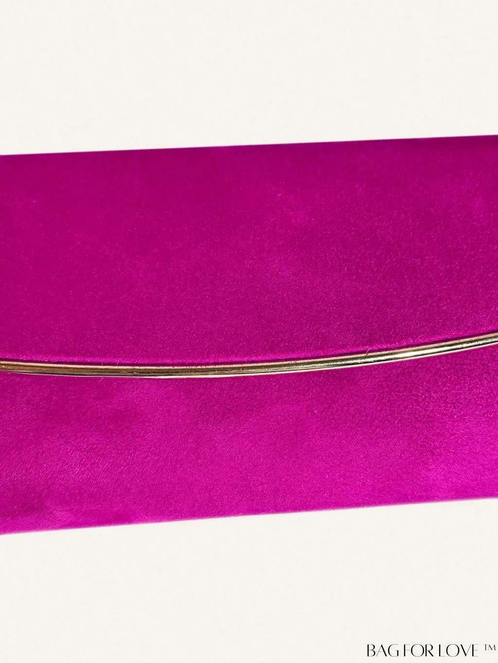 BagForLove - Minimalist Flap Envelope Bag with Contrast Binding in Petite Size