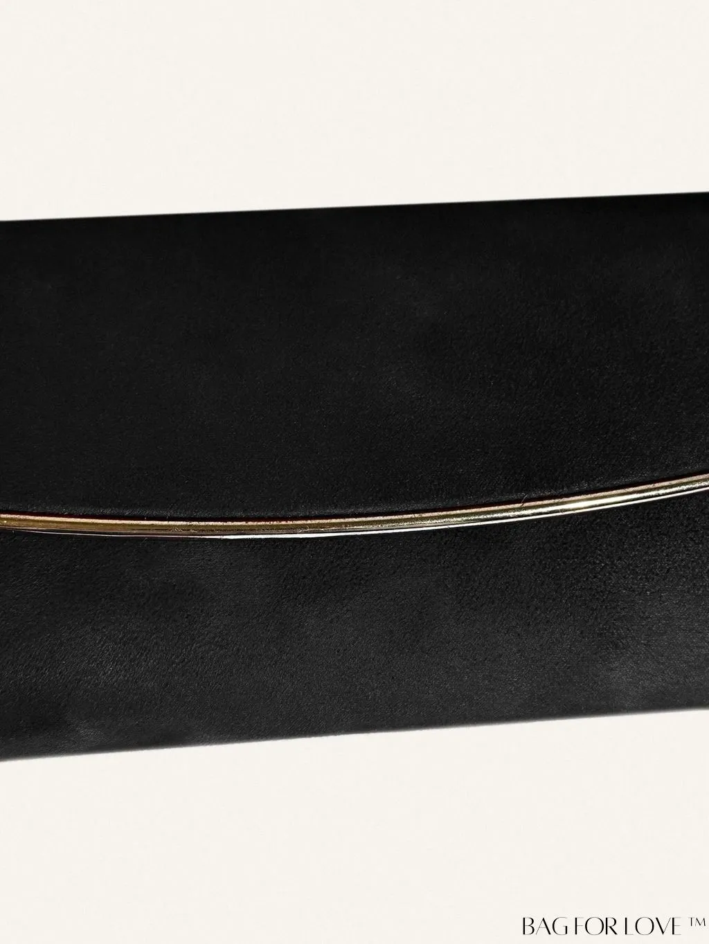 BagForLove - Minimalist Flap Envelope Bag with Contrast Binding in Petite Size