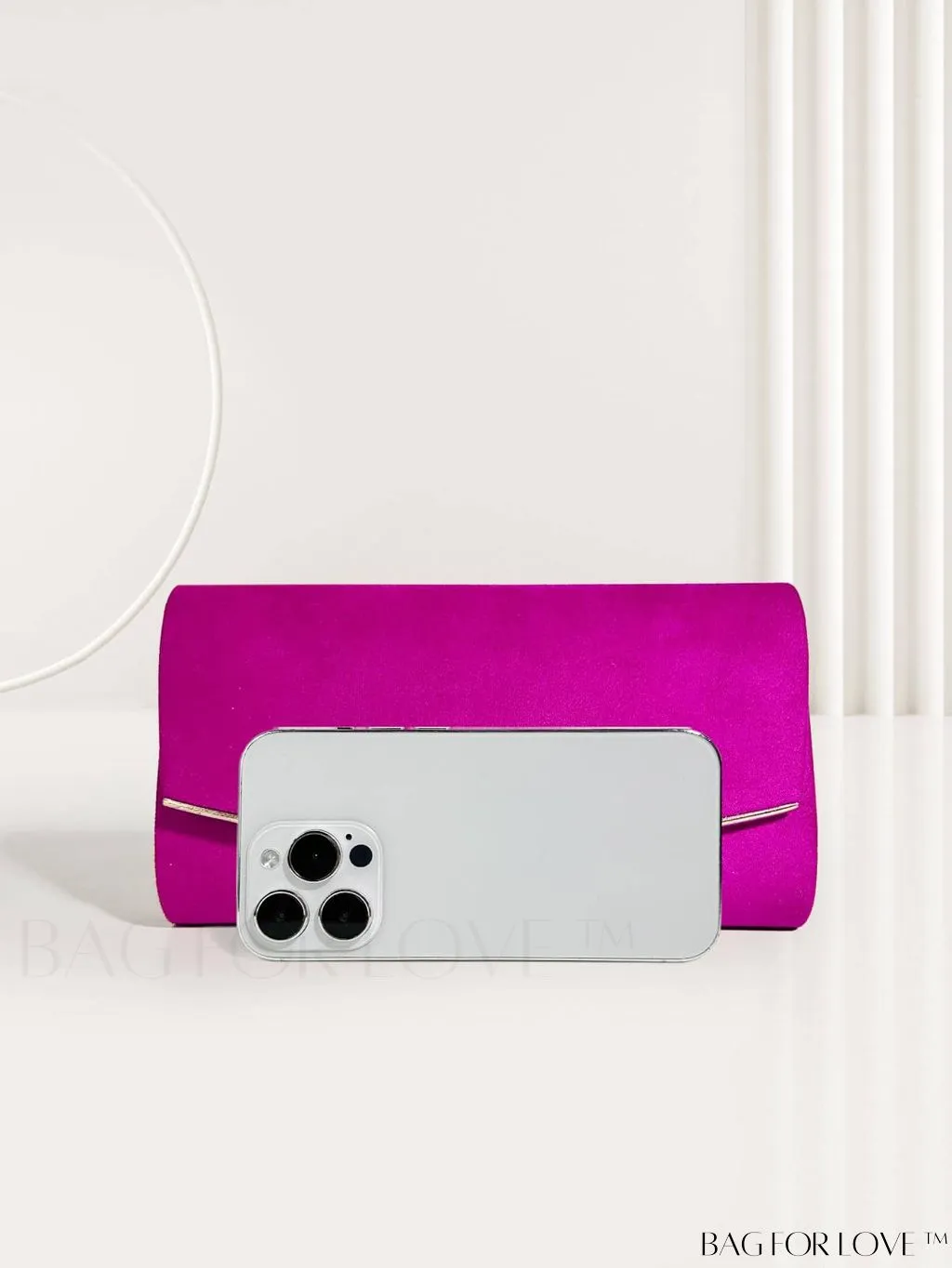 BagForLove - Minimalist Flap Envelope Bag with Contrast Binding in Petite Size
