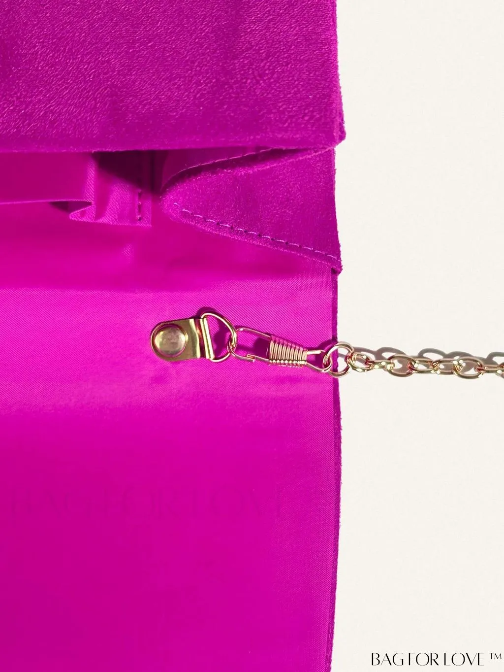 BagForLove - Minimalist Flap Envelope Bag with Contrast Binding in Petite Size