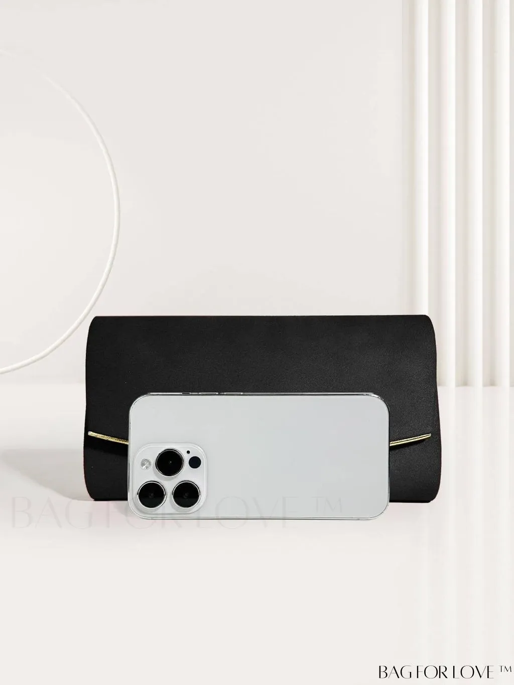 BagForLove - Minimalist Flap Envelope Bag with Contrast Binding in Petite Size