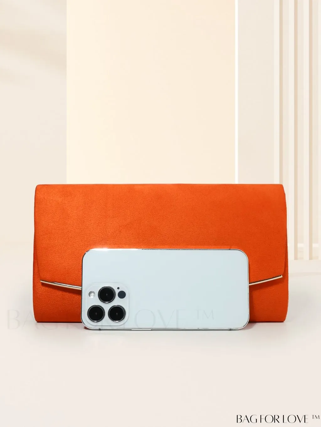 BagForLove - Minimalist Flap Envelope Bag with Contrast Binding in Petite Size