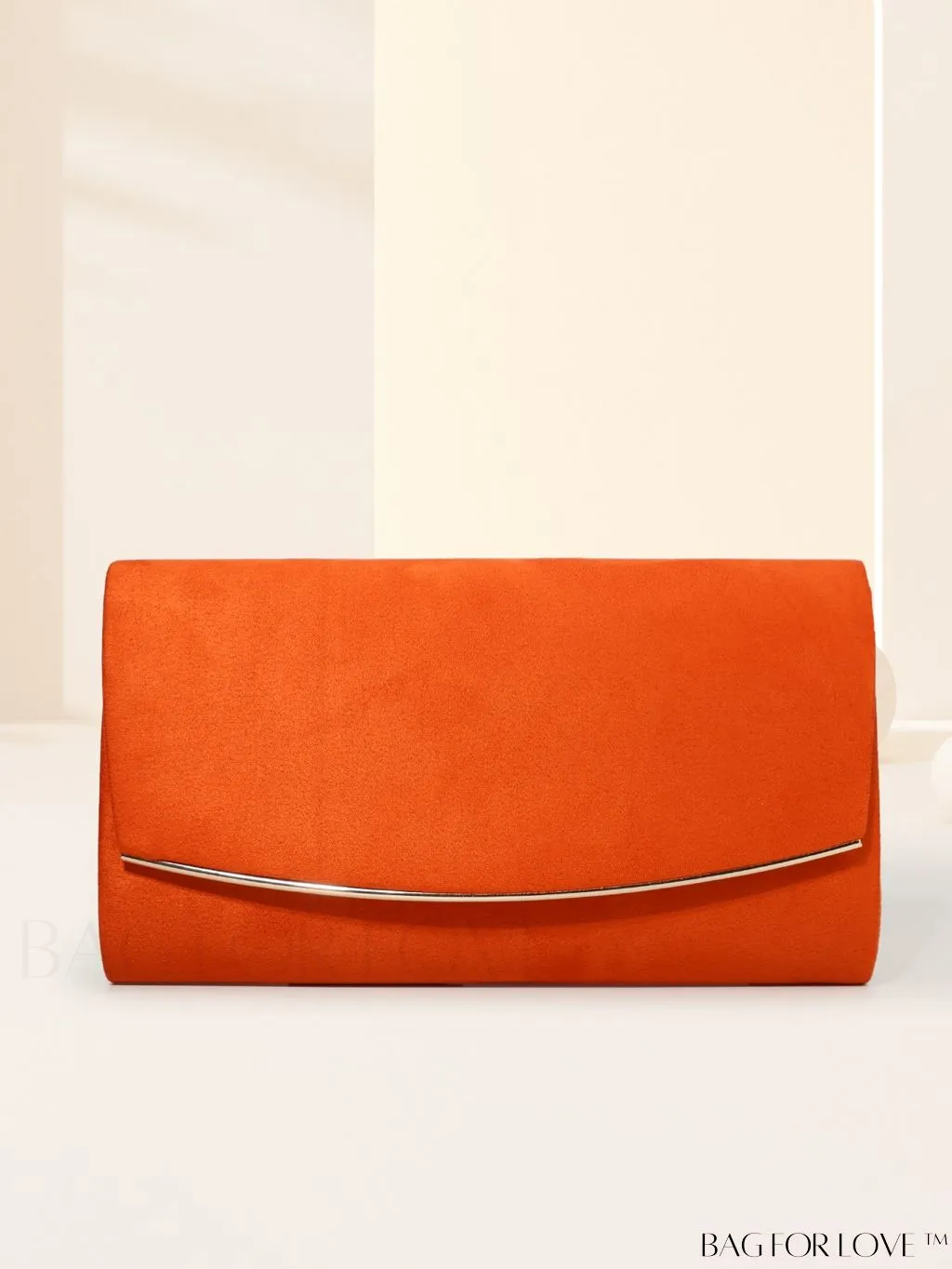 BagForLove - Minimalist Flap Envelope Bag with Contrast Binding in Petite Size