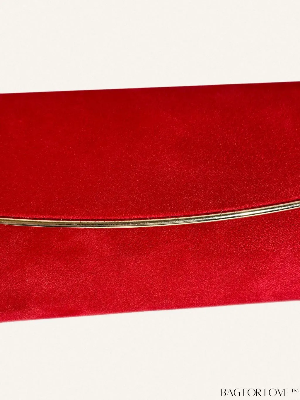 BagForLove - Minimalist Flap Envelope Bag with Contrast Binding in Petite Size