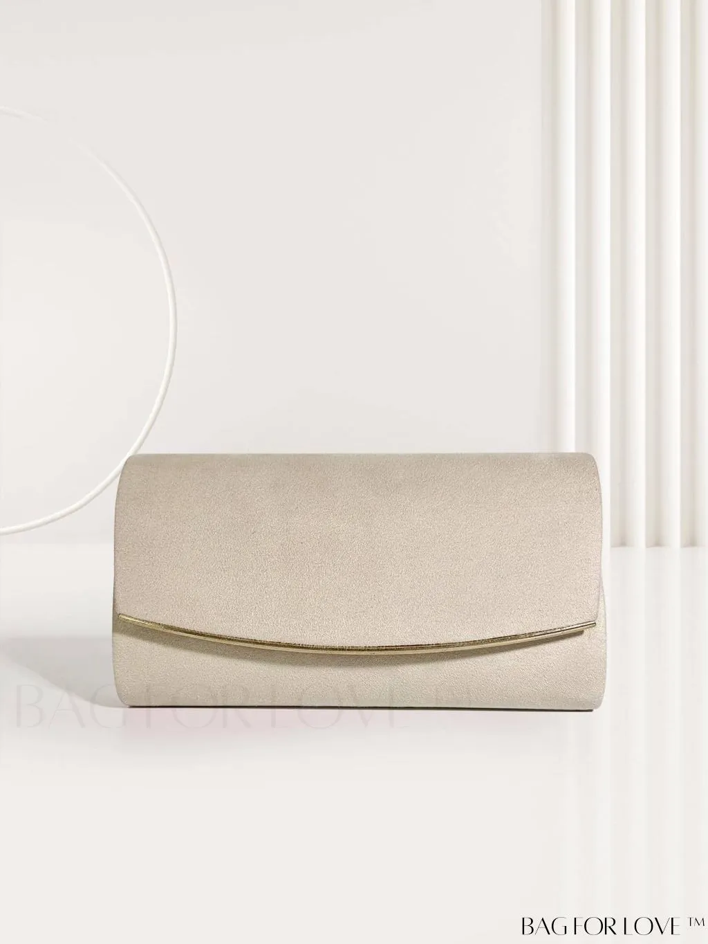 BagForLove - Minimalist Flap Envelope Bag with Contrast Binding in Petite Size