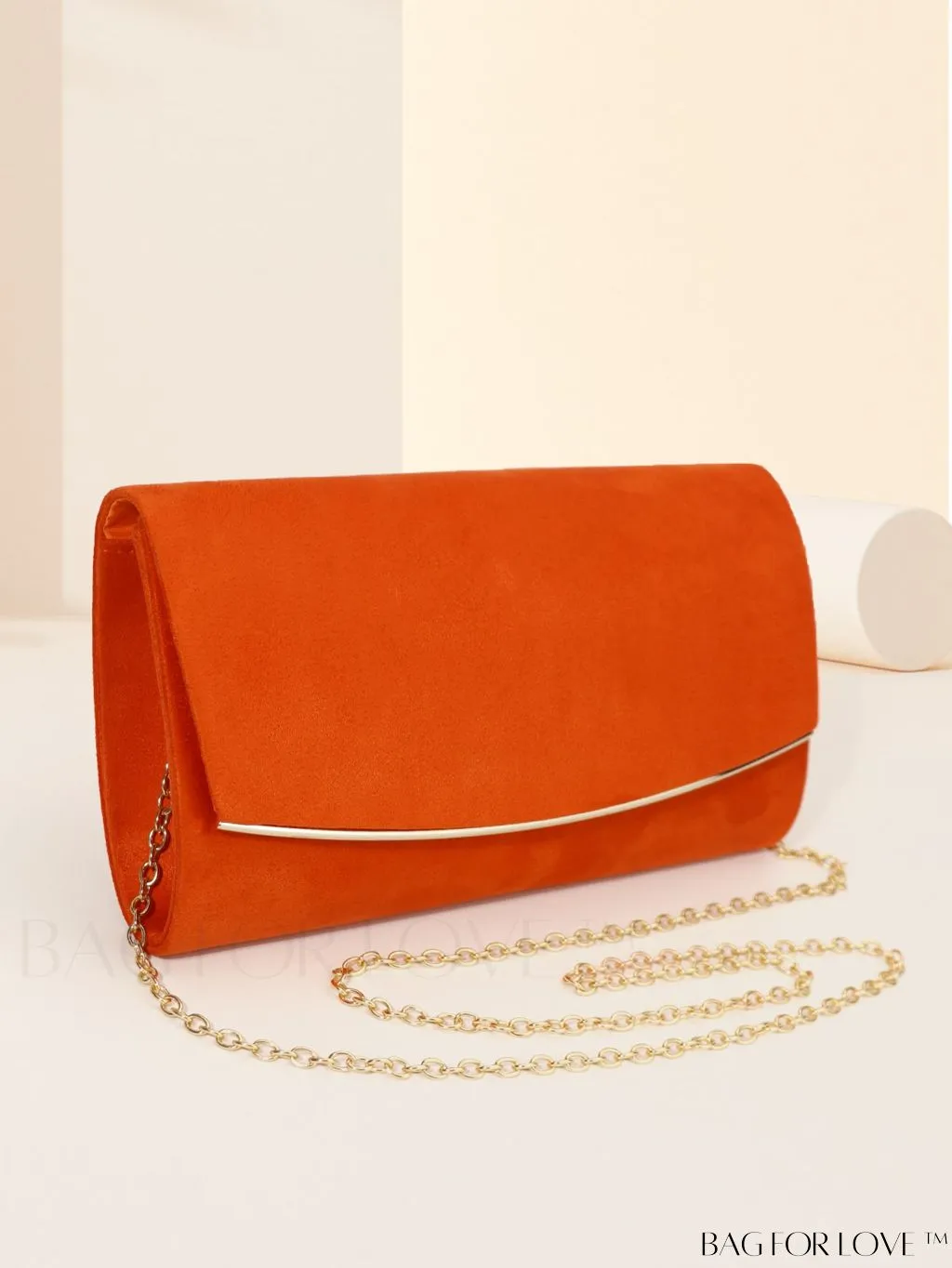 BagForLove - Minimalist Flap Envelope Bag with Contrast Binding in Petite Size