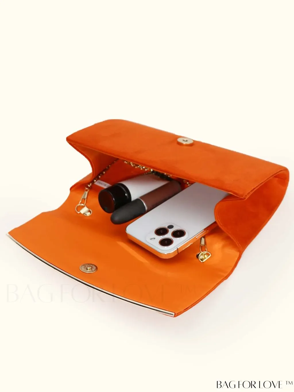 BagForLove - Minimalist Flap Envelope Bag with Contrast Binding in Petite Size