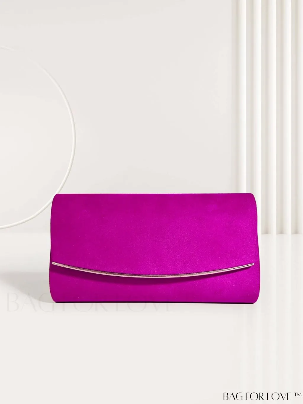 BagForLove - Minimalist Flap Envelope Bag with Contrast Binding in Petite Size