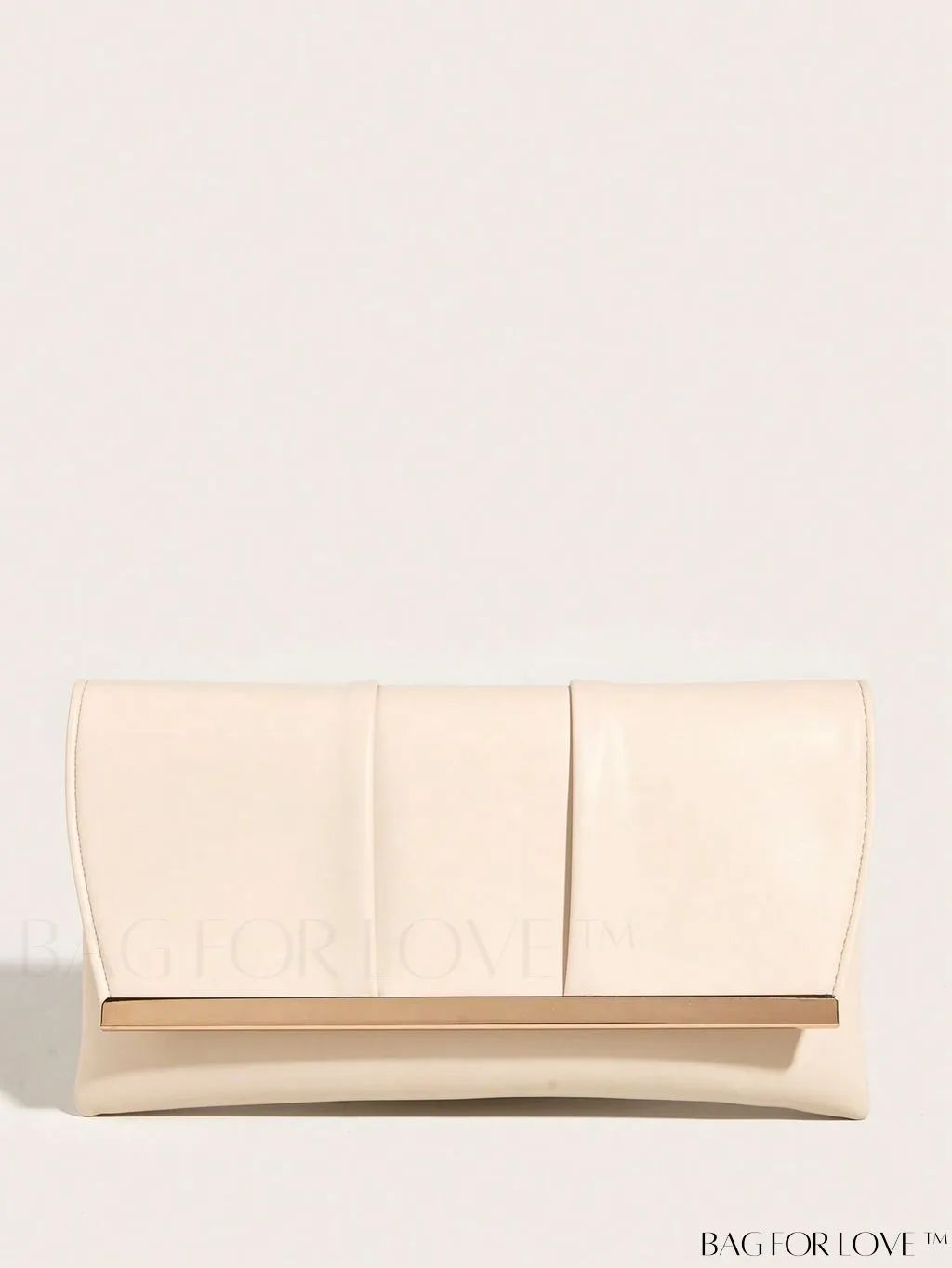 BagForLove - Ruched Detail Metal Envelope Bag for Elegant Home Decor