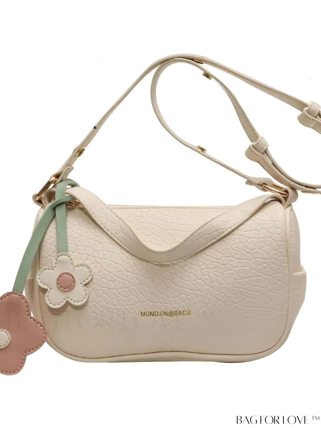 BagForLove - Stylish Alphabet Print Handbag With Pendant - Latest Fashion Arrival